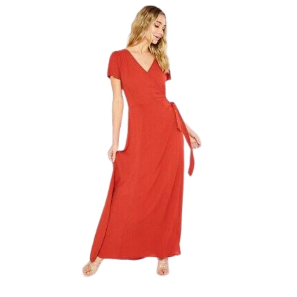 Amuse Society Maxi Wrap Dress